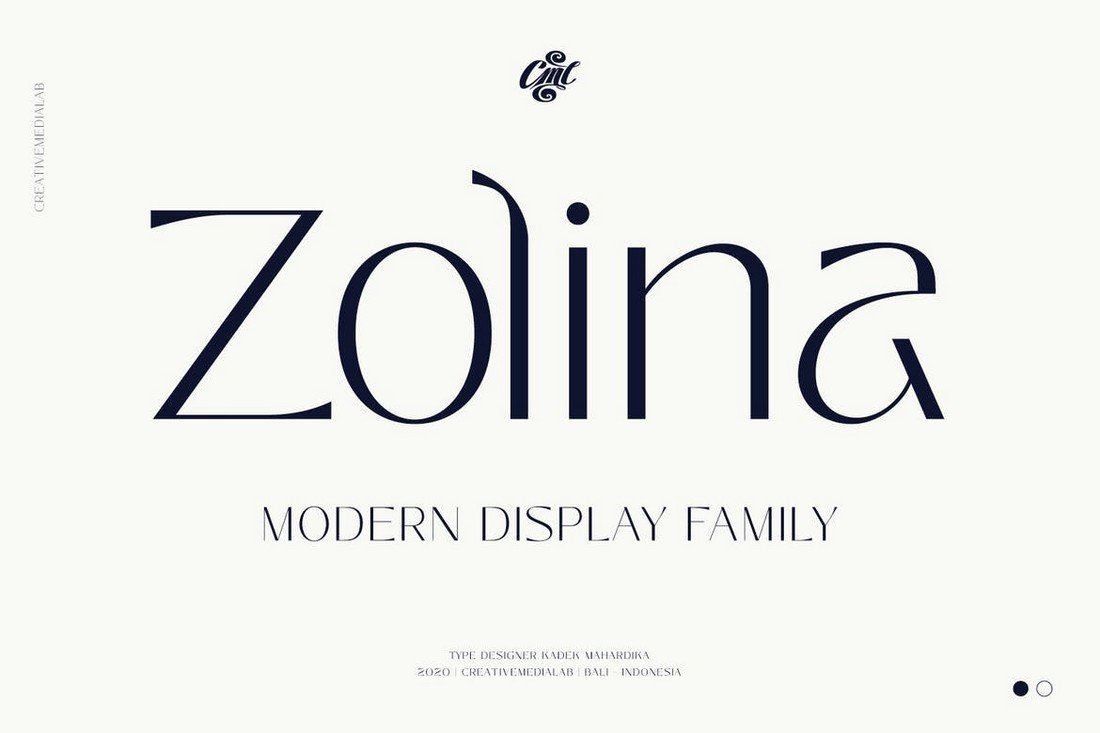 Zolina - Modern Business Font family