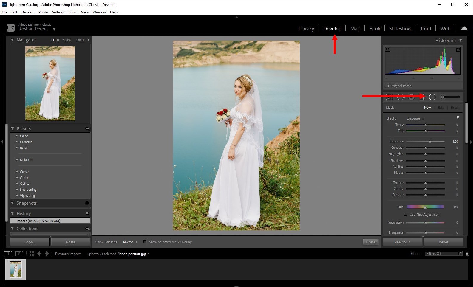 how to blur background lightroom classic - 1