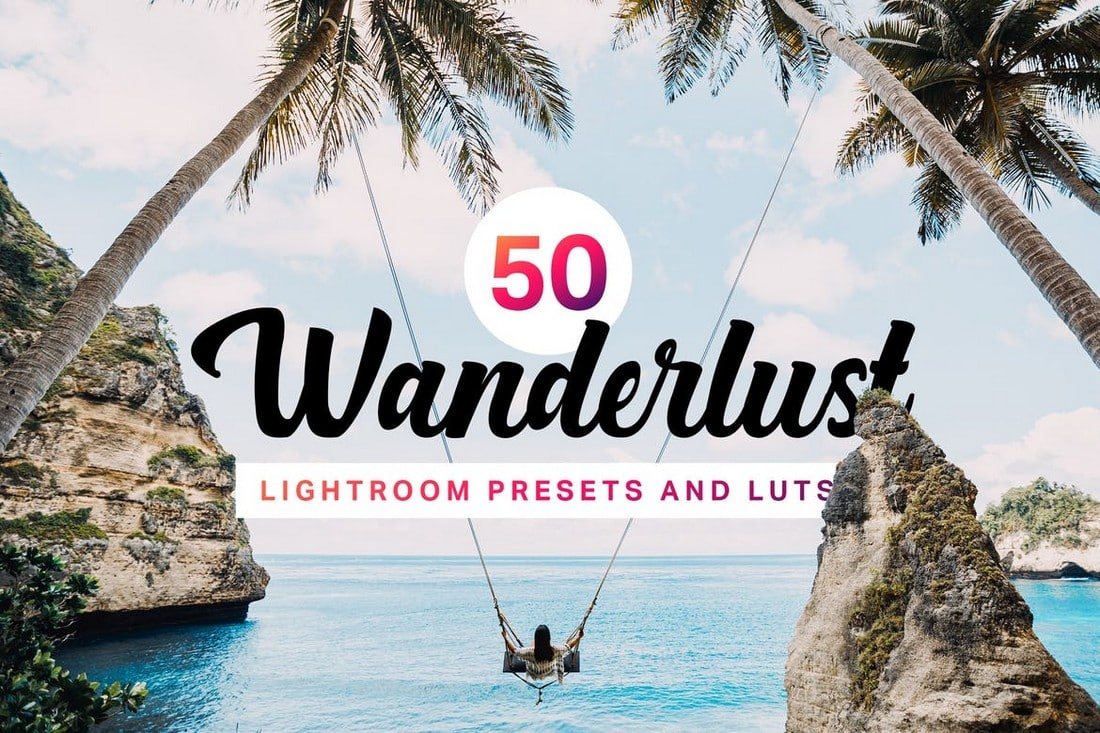 50 Wanderlust Landscape Lightroom Presets