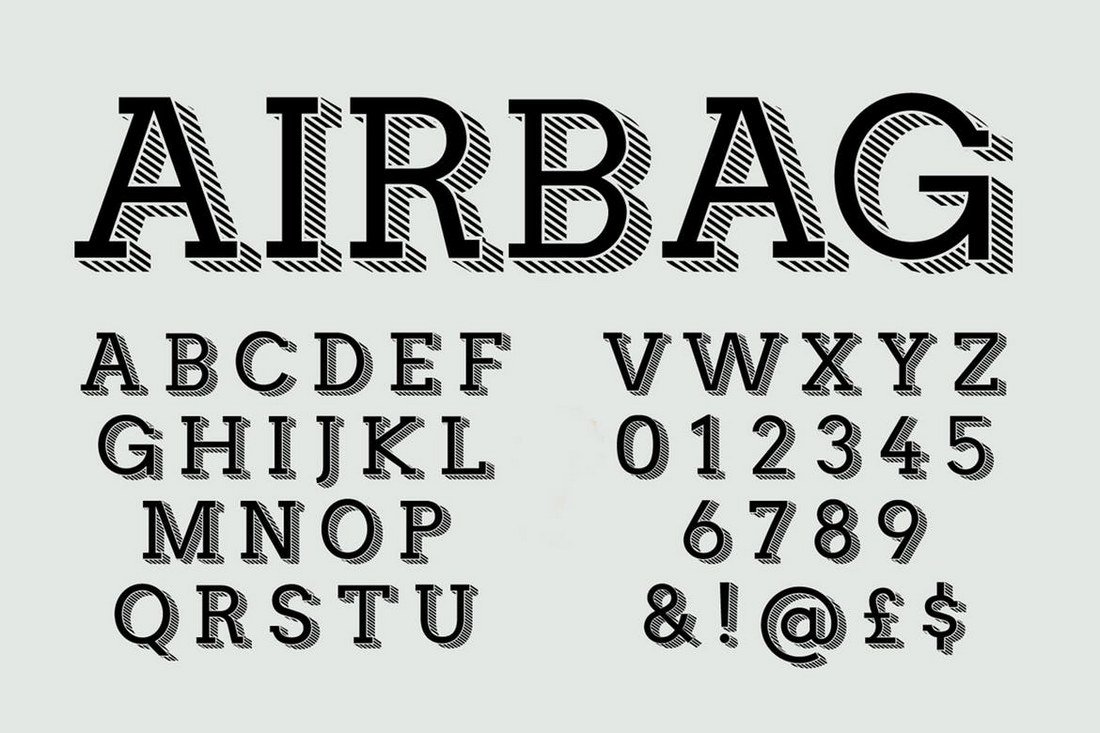 Airbag - Trendy Display Font
