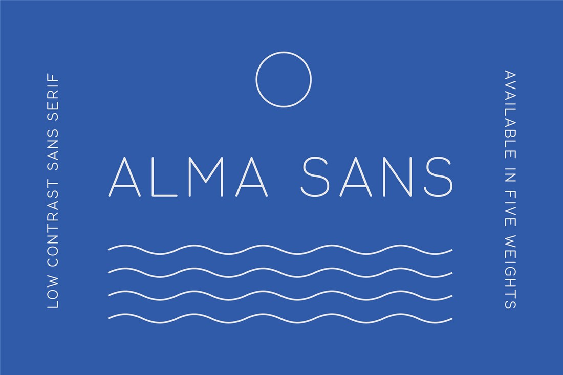 Alma Sans - Minimal & Simple Font