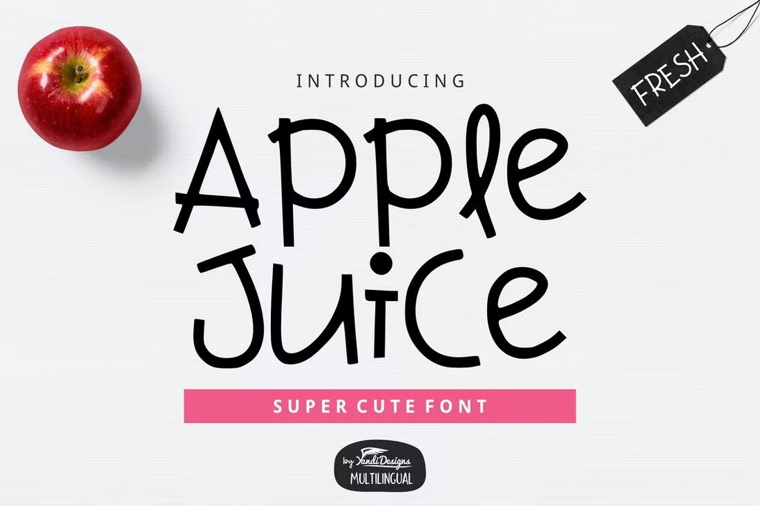 Apple Juice - Fun Font for Presentations