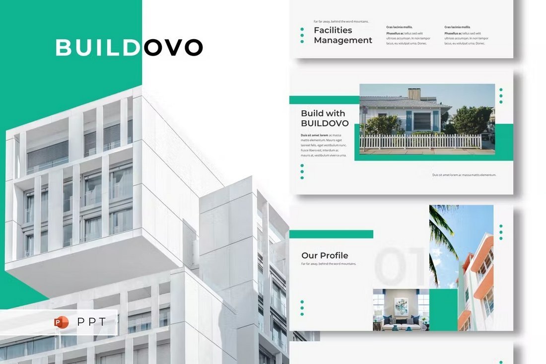 BUILDOVO - Real Estate Listing Powerpoint Template