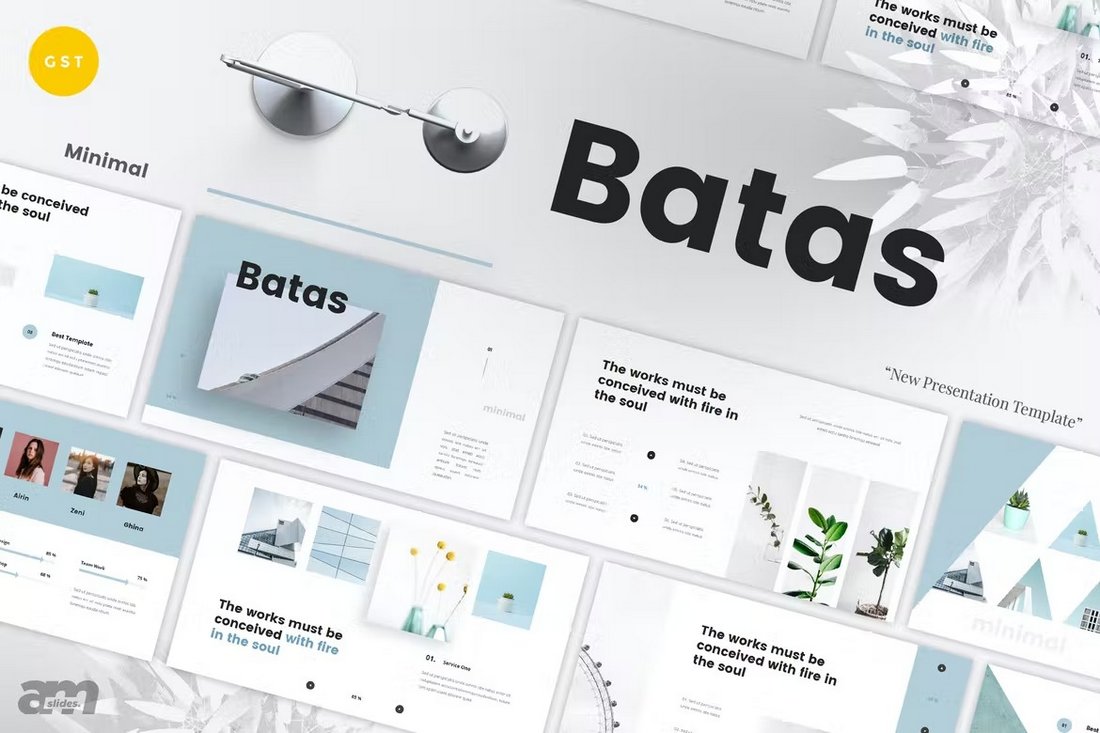 Batas - Minimal Google Slides Themes