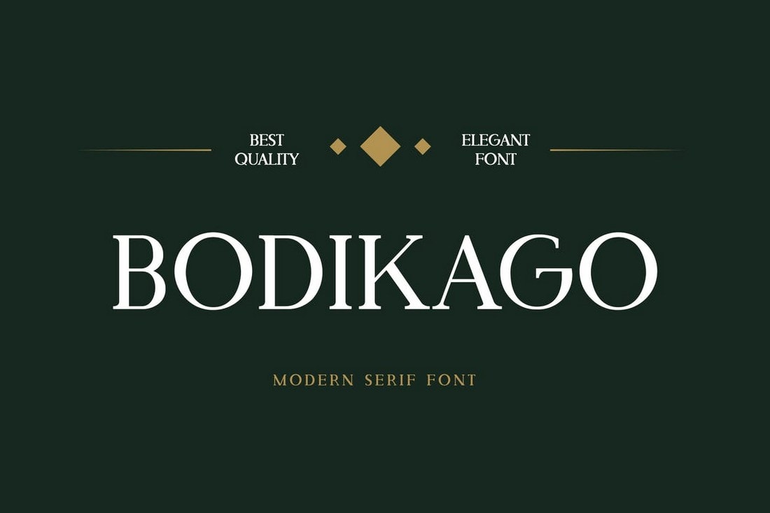 Bodikago - Luxury Serif Font