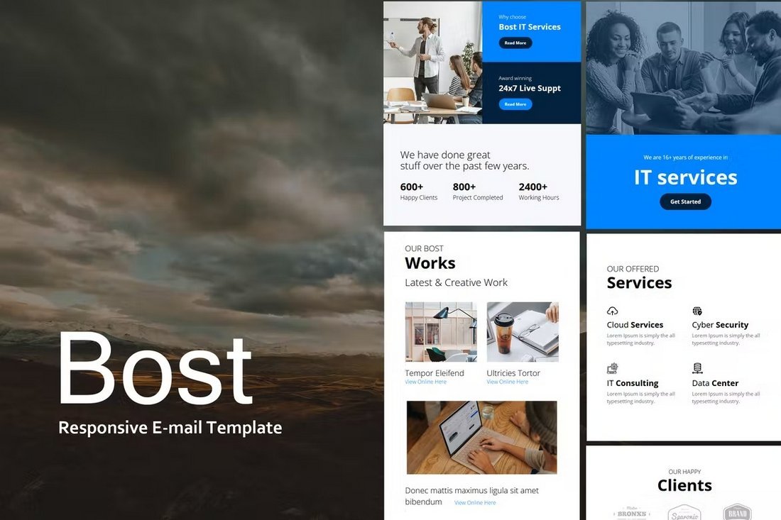 Bost Mail - Services Business Email Template