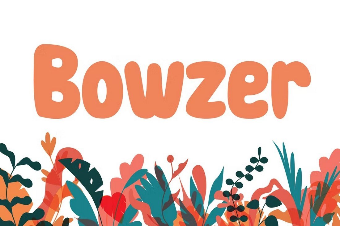 Bowzer - Simple Kids Font