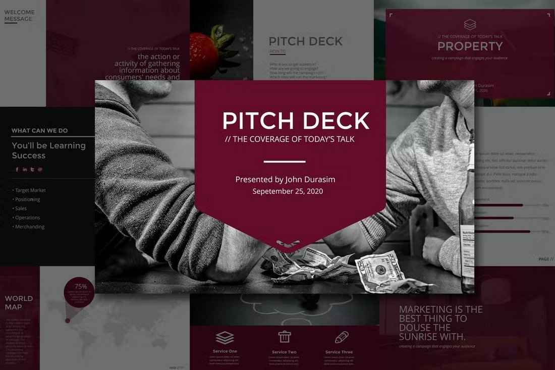 Business Pitch Deck - wework example
