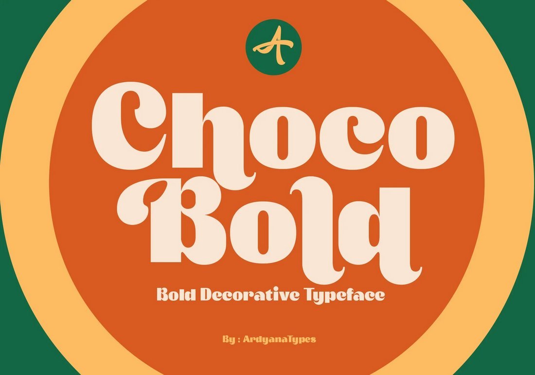 Choco Bold - Free Curvy Font