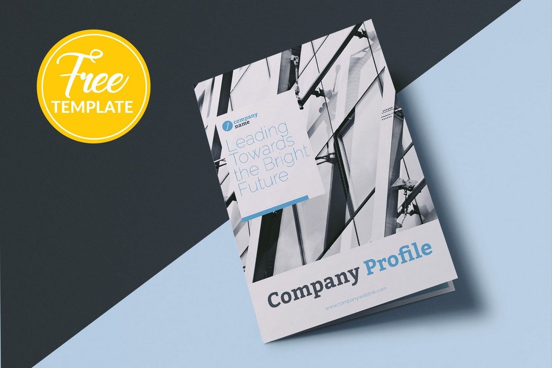 Company Profile Free Affinity Publisher Brochure Template