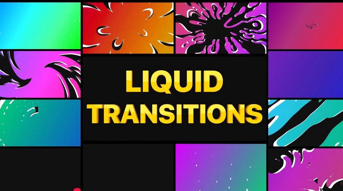 Cool Liquid Transitions For Premiere Pro