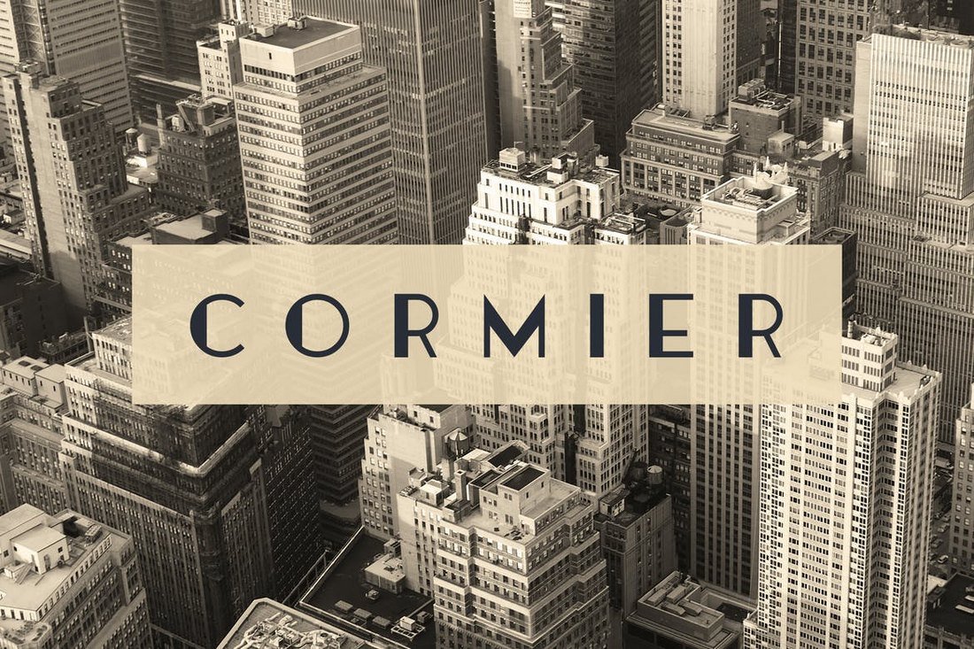 Cormier - Art Deco Font