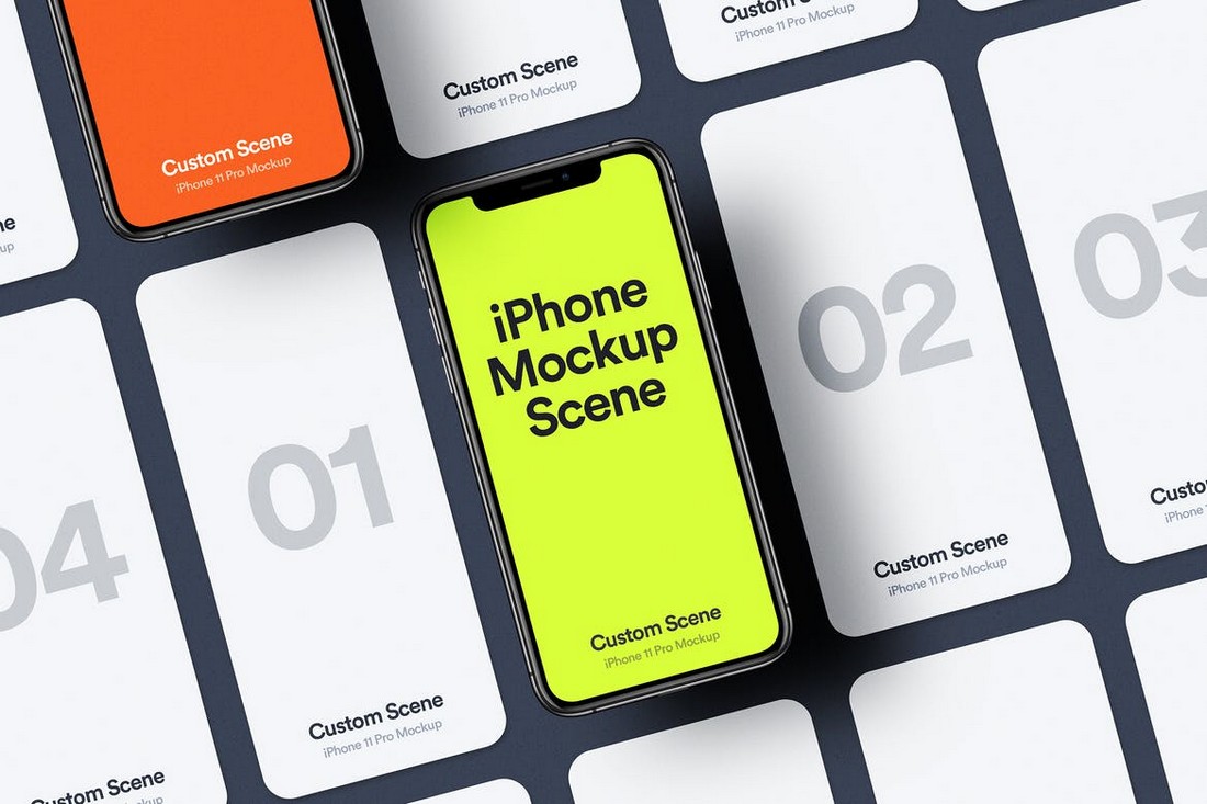 Creative iPhone 11 Pro Mockup