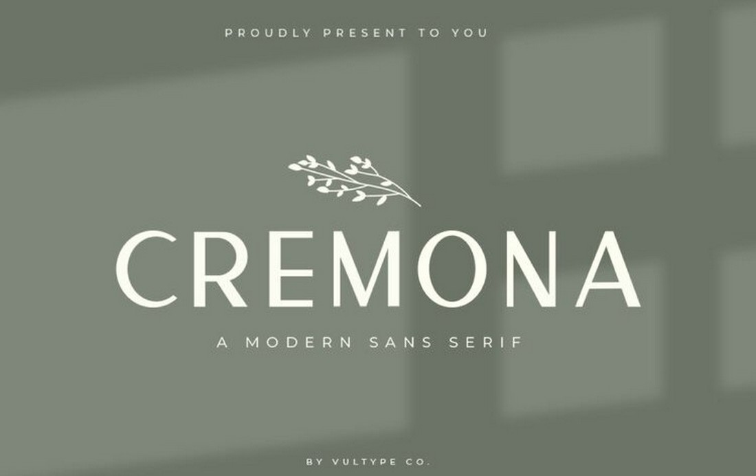 Cremona - Free Modern Simple Font