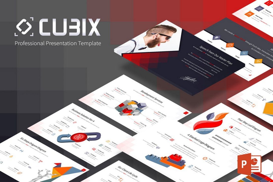 Cubix - Technology Powerpoint Template