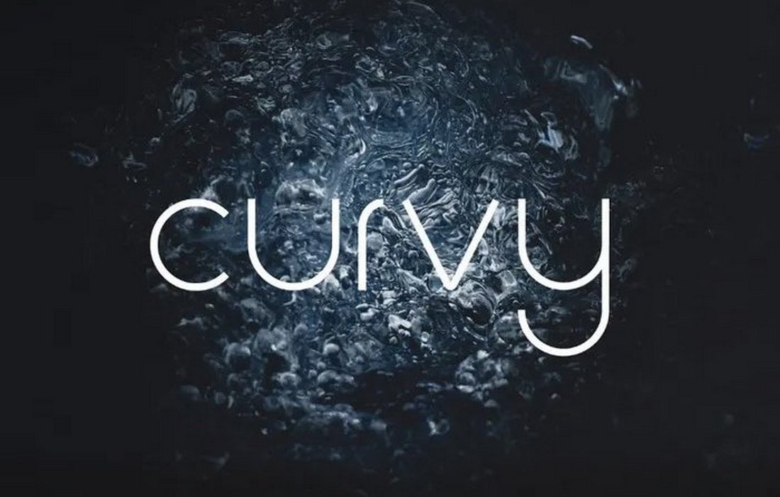 Curvy - Free Minimal Font