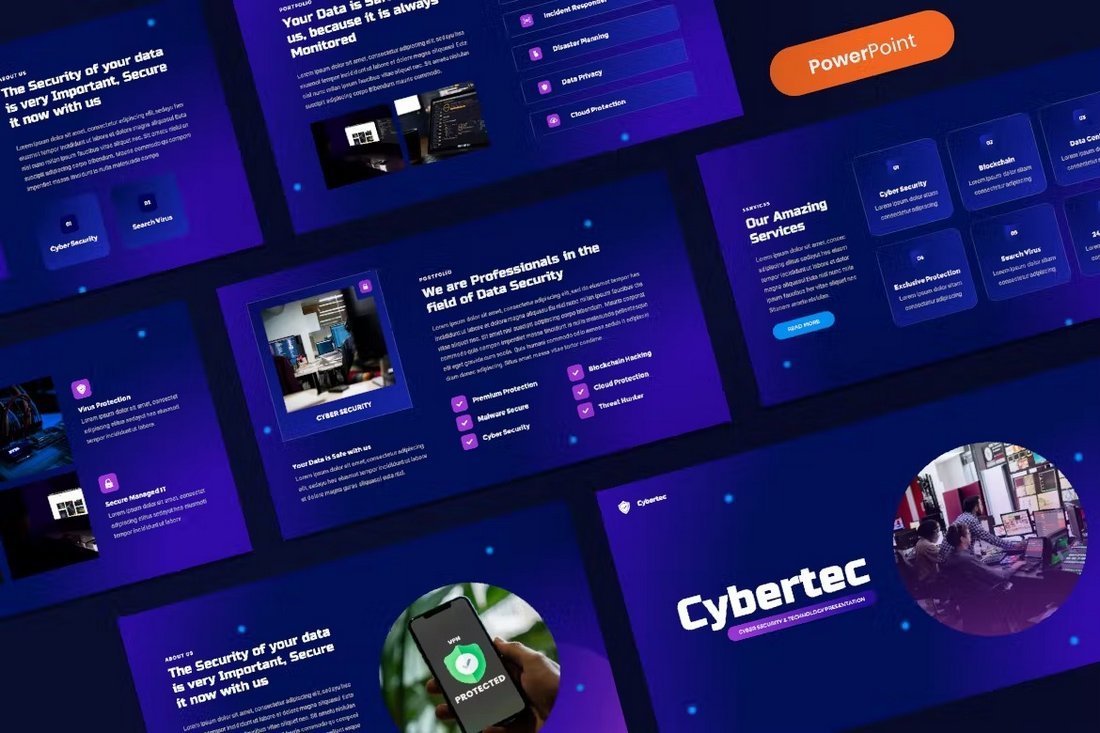 Cybertec - Cyber Security & Technology PowerPoint