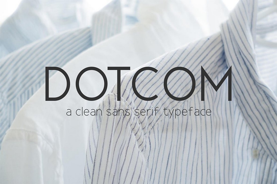 Dotcom - Clean Sans Font Family