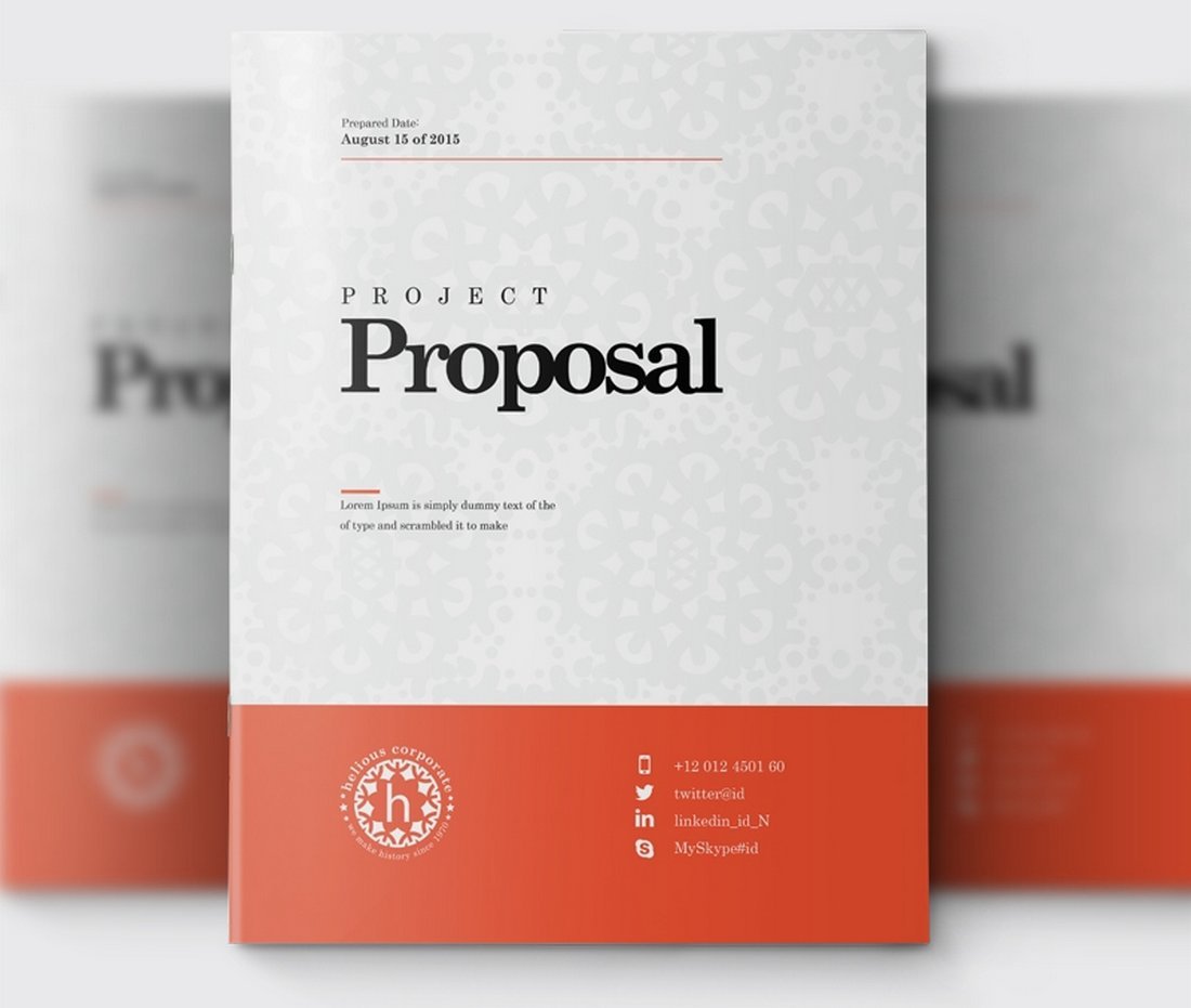 Free Business Marketing Project Proposal Template
