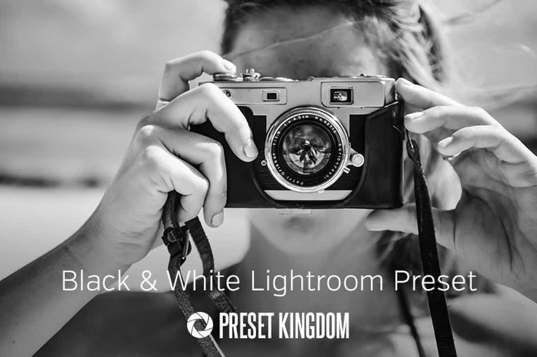 Free High Contrast Black & White Lightroom Preset