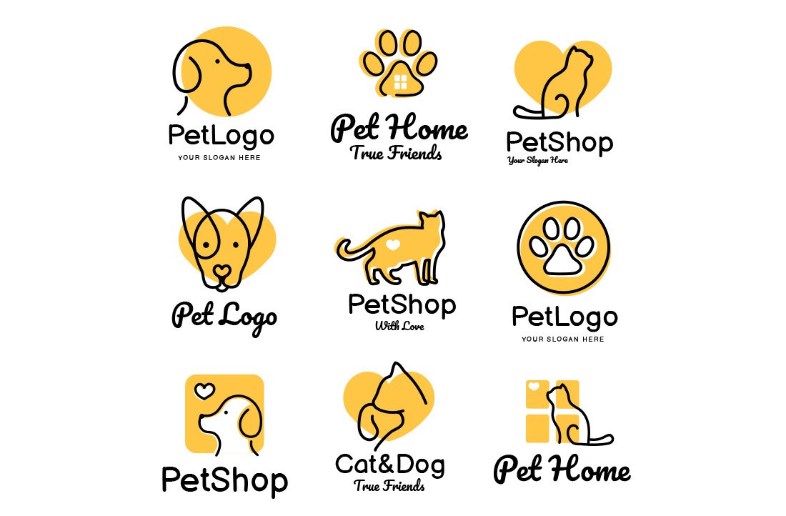 Free Pet Logo Templates PSD