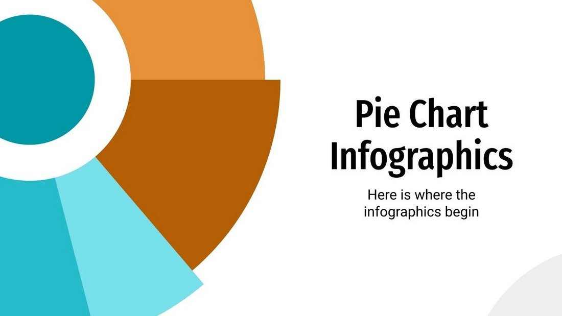 Free Pie Chart Infographics for PowerPoint