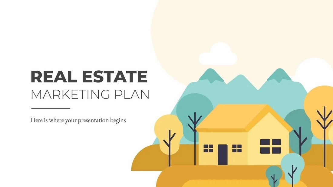 Free Real Estate Marketing Presentation Template