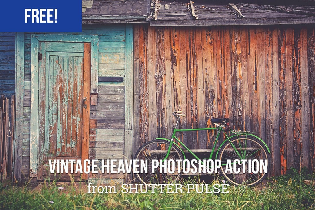 Free Vintage Heaven Photoshop Action