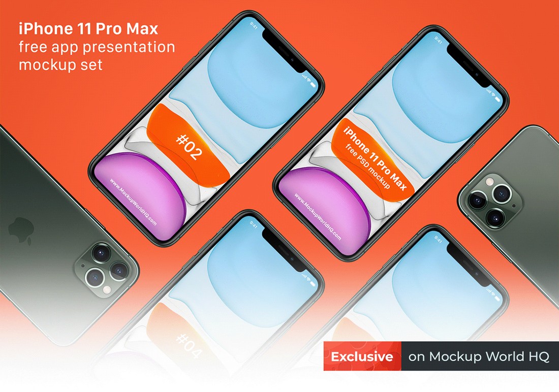 Free iPhone 11 Pro Max Mockup
