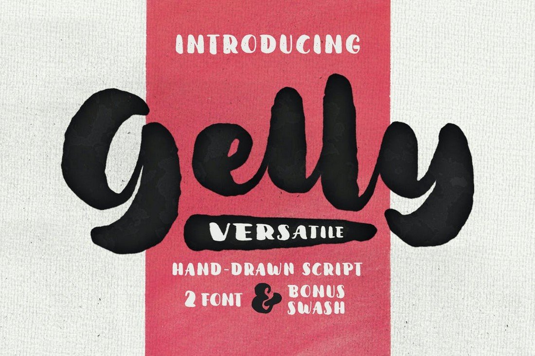 Gelly - Hand-Drawn Fat Font