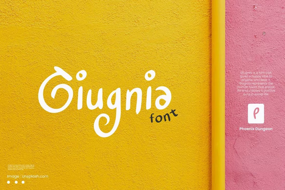 Giugnia - Simple Friendly Font