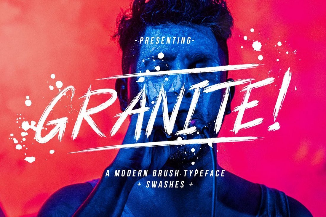 Granite - Modern Brush Font