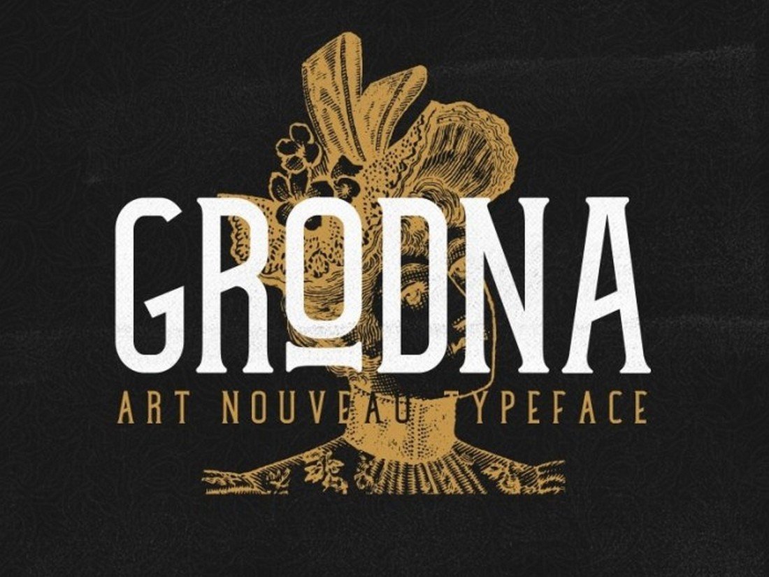 Grodna - Free Art Nouveau Font