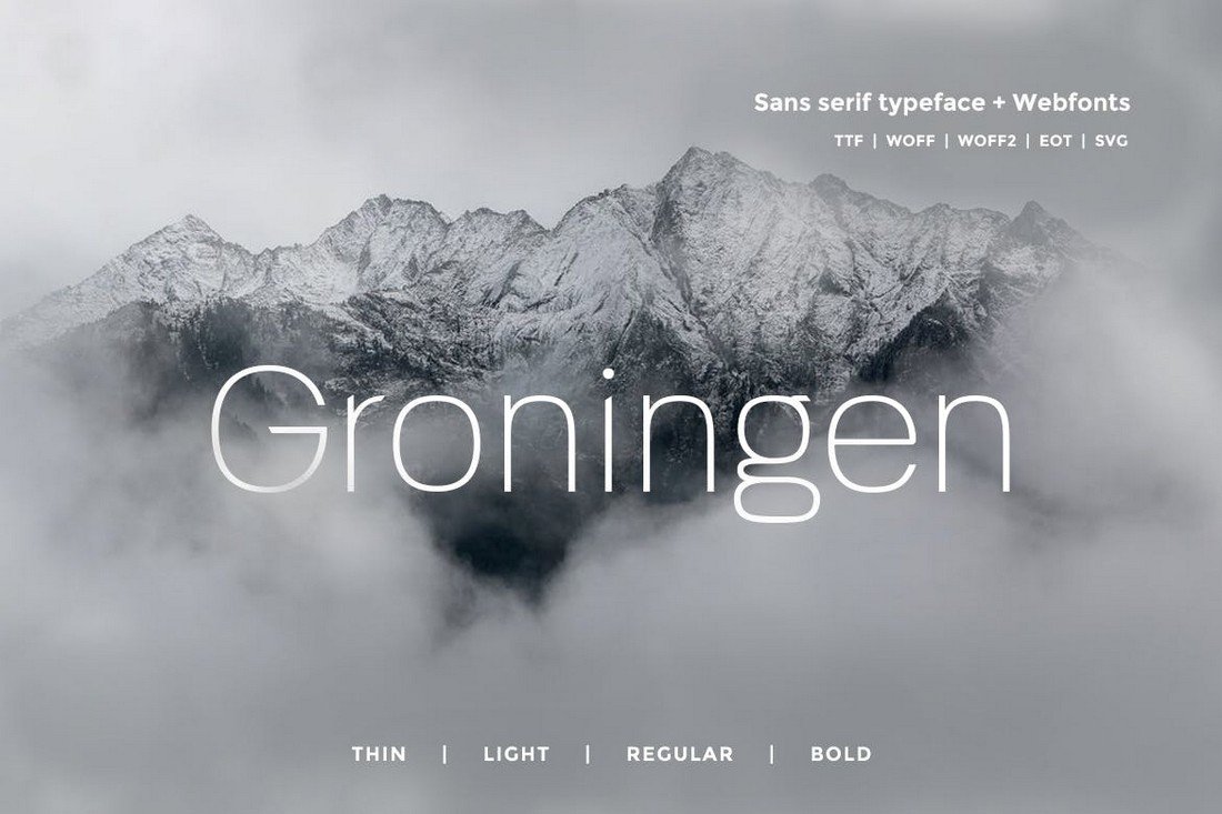 Groningen - Creative Minimalist Font