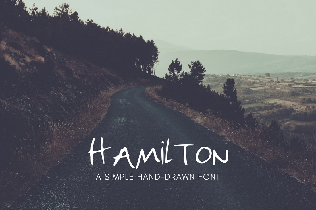 Hamilton - Free Hand-Drawn Font