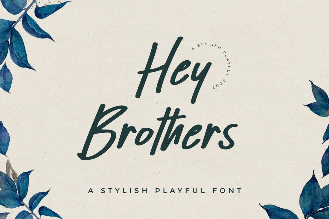 Hey Brothers - Stylish Friendly Font