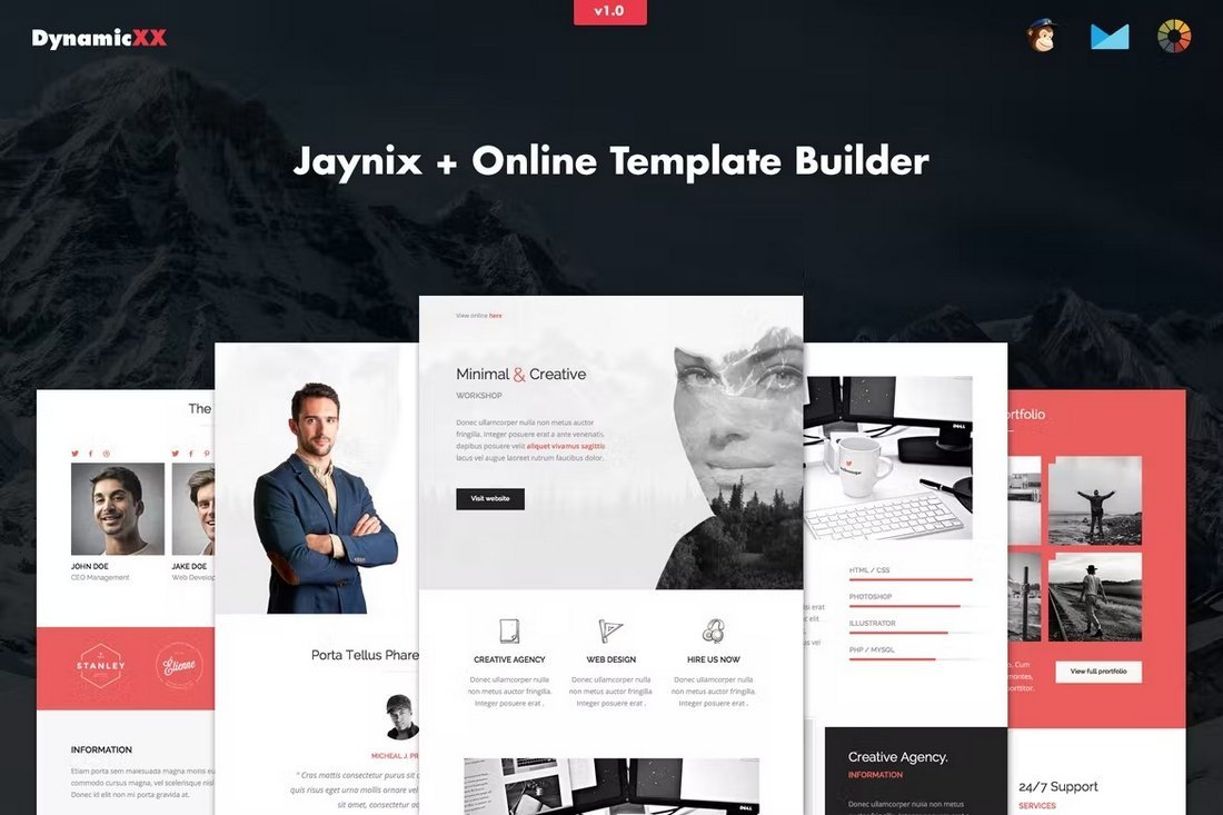 Jaynix - Responsive Corporate Business Email Template