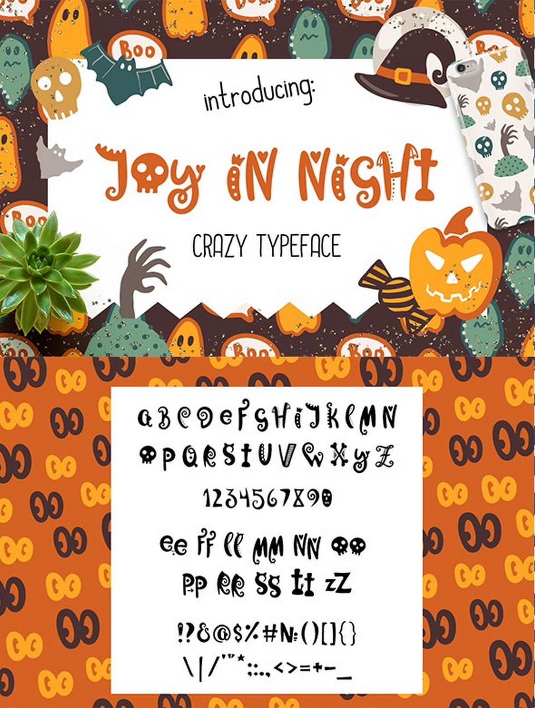 Joy in Night - Halloween Typeface
