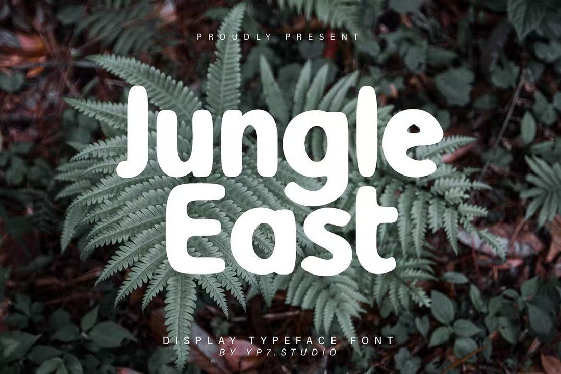 Jungle East - Font For PowerPoint Titles