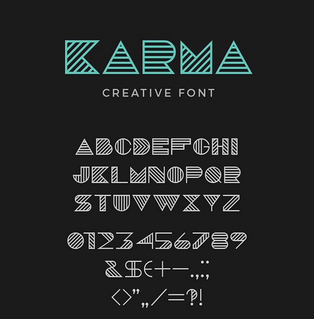 Karma Creative Font