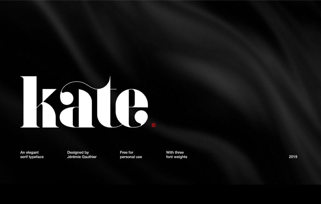 Kate - Free Elegant Serif Font