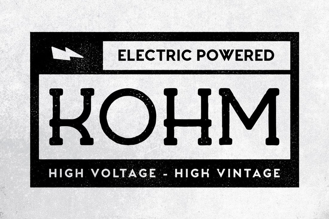 Kohm - Vintage Serif Font
