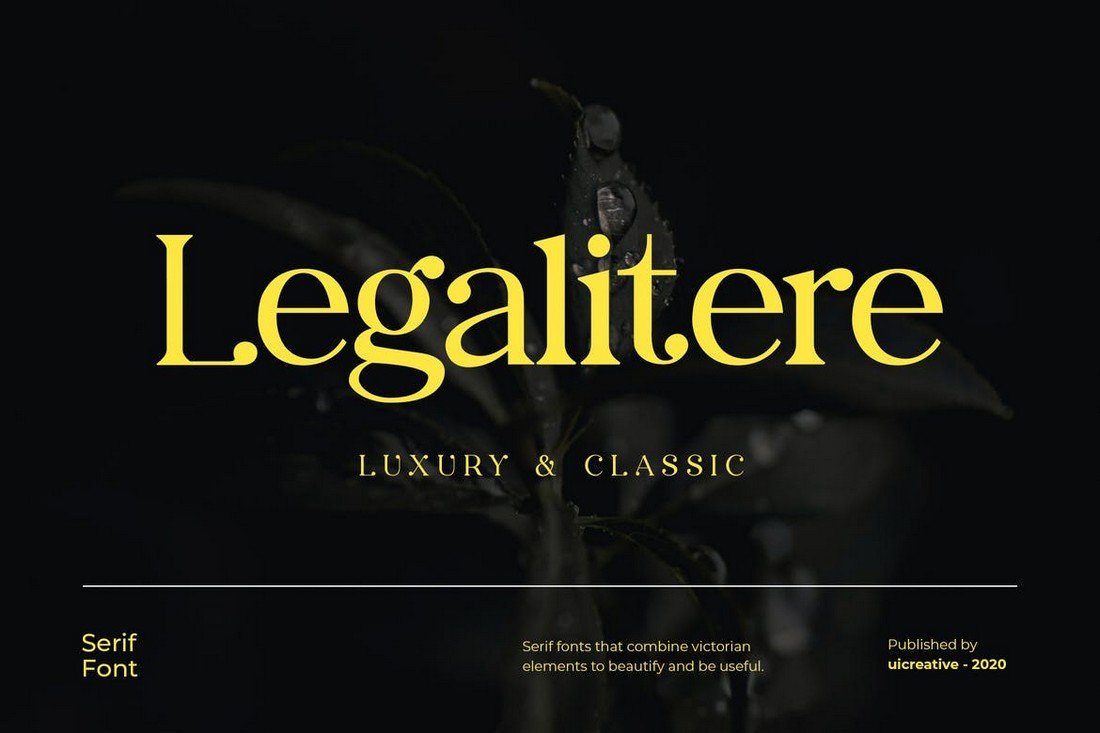 Legalitere - Luxury Serif Font