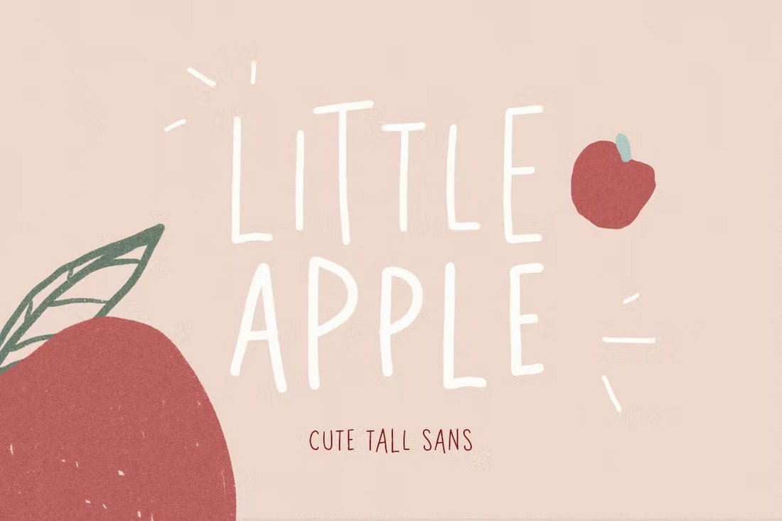 Little Apple - Cute friendly Font