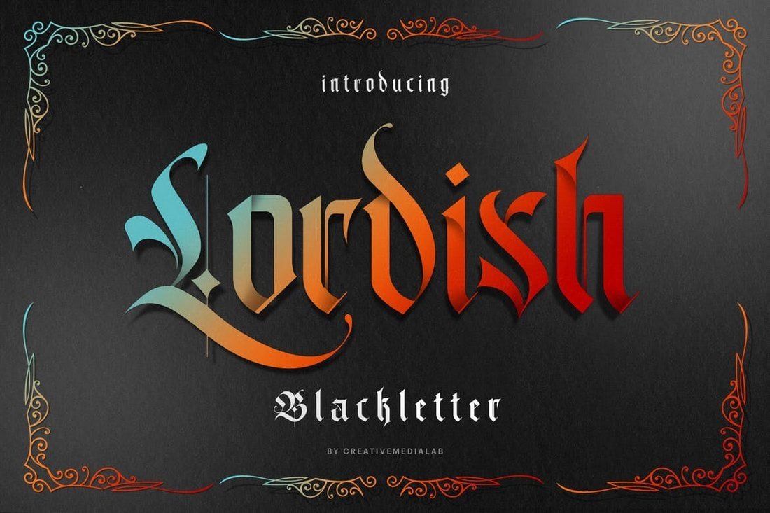 Lordish - Modern Blackletter Font