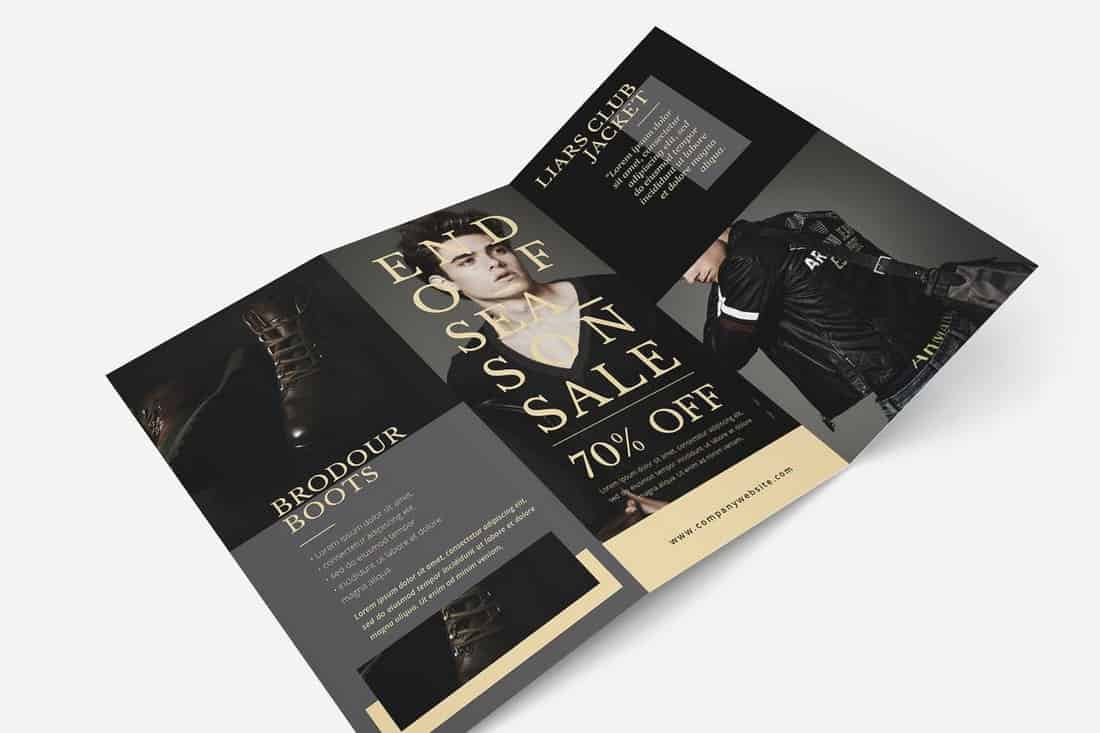 Luxury Fashion Trifold Brochure