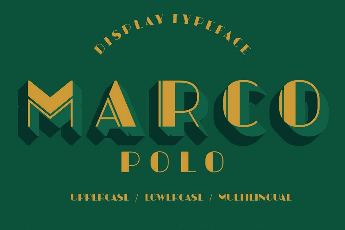 Macropolo - Free Art Deco Font
