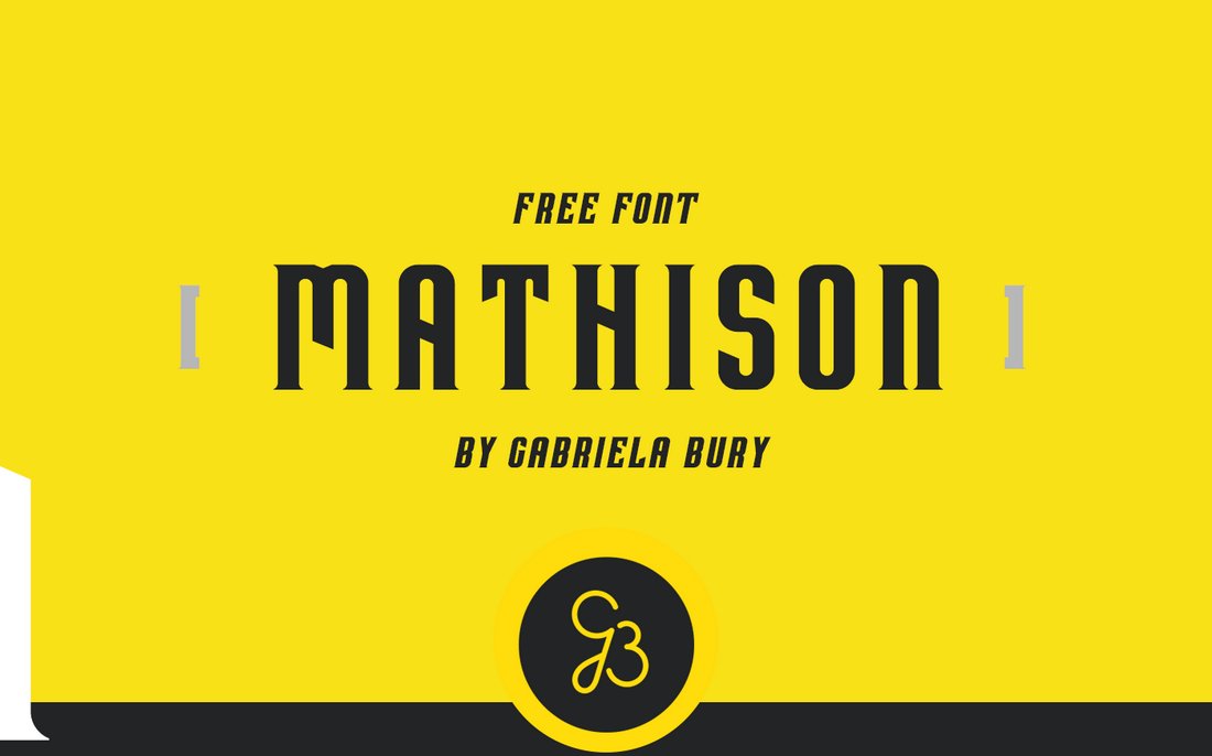 Mathison - Free Modern Display Font