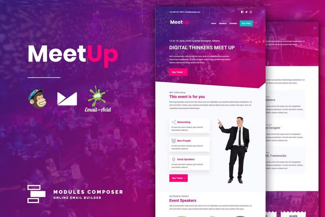 MeetUp - Business Event Email Template