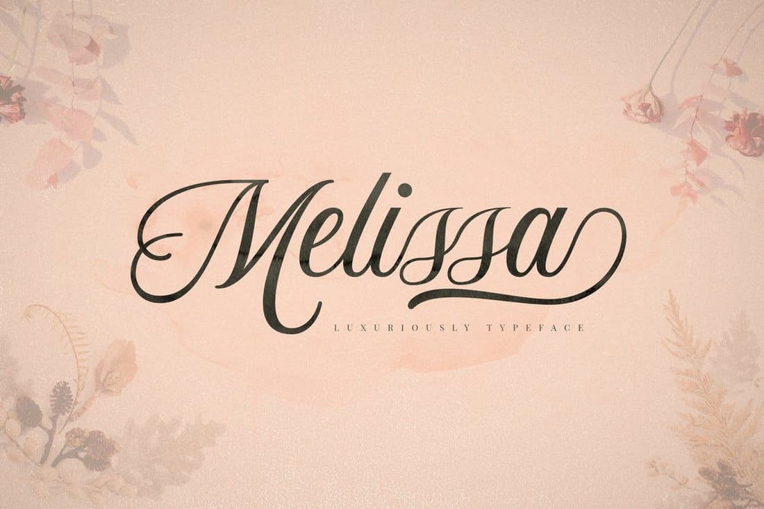 Melissa - Luxury Script Font